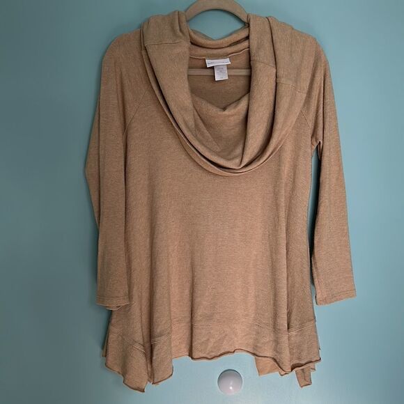 Soft Surroundings Cowl Neck Sweater - Picture 2 of 7